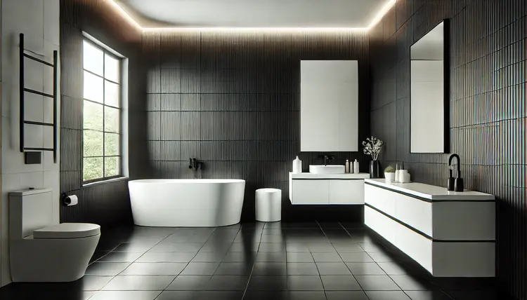 Black and White Bathroom Design
