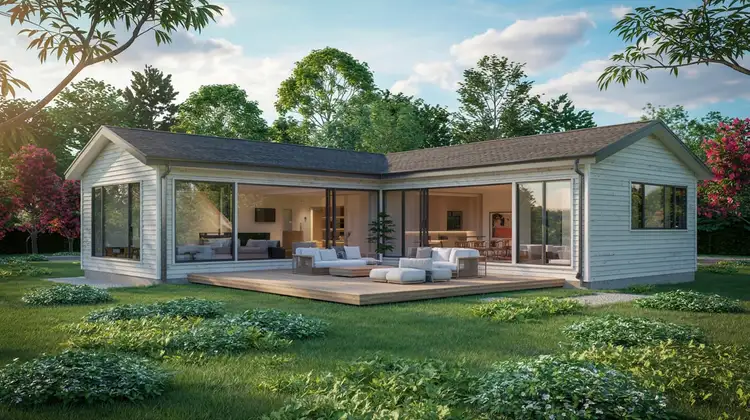 L-Shaped Home Design