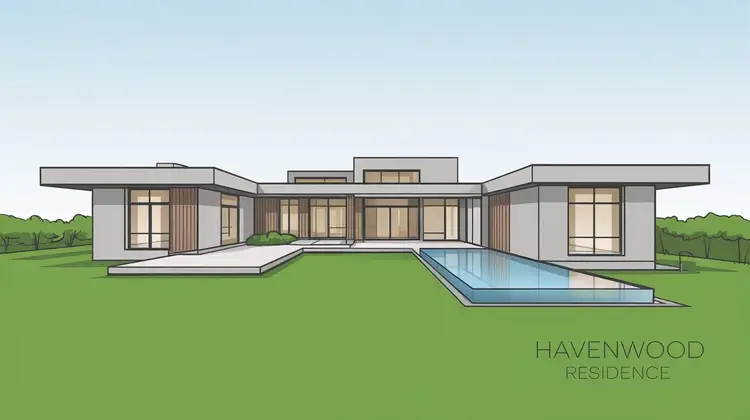 L-Shaped Home Design