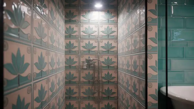 Bathroom Highlighter Tile Designs