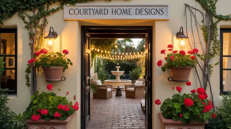 Courtyard Home Designs