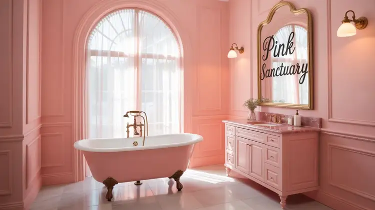Pink Bathroom Designs