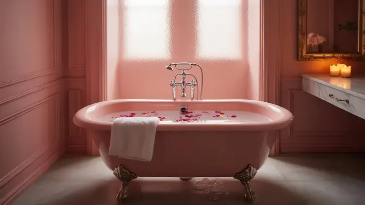 Pink Bathroom Designs