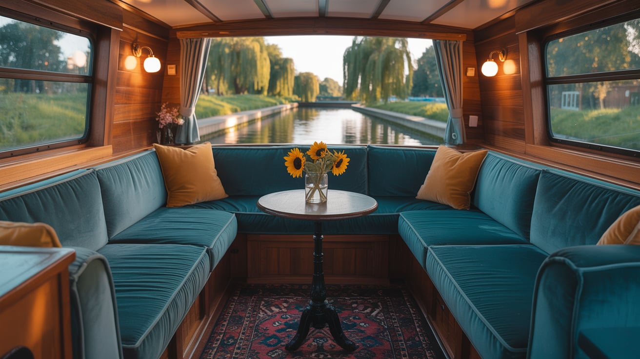 Canal Boat Interior Design
